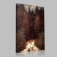 Caspar David Friedrich-Le Chasseur dans la forêt Canvas