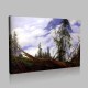 Caspar David Friedrich-Sommet en haute montagne et nuages Canvas