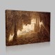Caspar David Friedrich-Squelettes dans la grotte aux stalactites  sépia Canvas