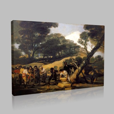 Goya-Fabrique de poudre Canvas