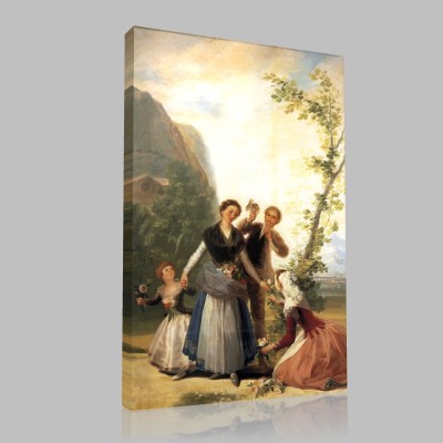 Goya-La Marchande de fleurs Canvas