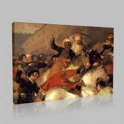 Goya-Le Deux mai, détail (1) Stampa su Tela