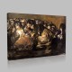 Goya-Le Sabbat, le Grand Bouc, détail droit Canvas