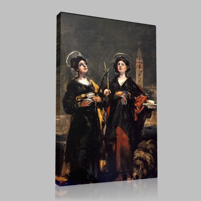 Goya-Sainte Justa et sainte Rufina Canvas
