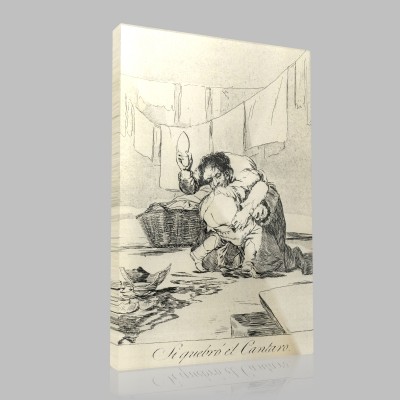Goya-Si quebro el cantaro, S'il a cassé la cruche Canvas Goya-Si quebro el cantaro, S'il a cassé la cruche Canvas