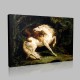 Théodore de Géricault-The Horse Attacked by Tiger Canvas