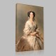 Winterhalter-Portrait of Empress Maria Alexandrovna Stampa su Tela