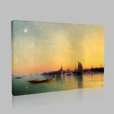 Aivazovsky-SUNSET OVER THE VENETIAN LAGOON Canvas