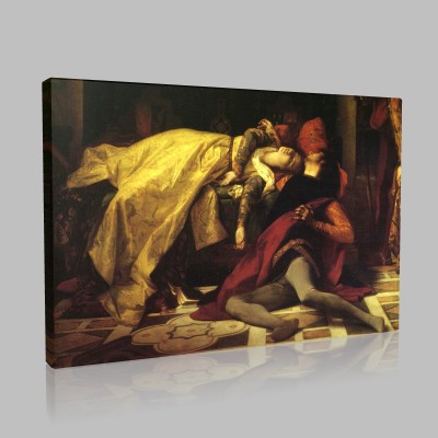 Alexandre Cabanel-La mort de Francesca de Rimini et de Paolo Malatesta Canvas