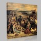Eugène Delacroix-Scènes des massacres de scio Canvas