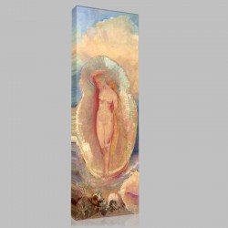 Odilon Redon-Venus in the Shell Stampa su Tela