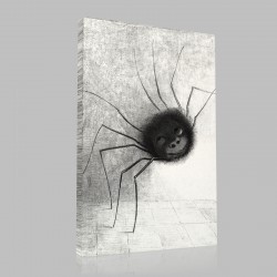 Odilon Redon-Araignée Stampa su Tela