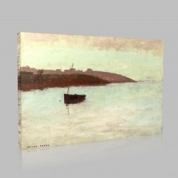 Odilon Redon-Fishing Boat Stampa su Tela