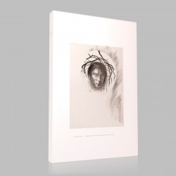 Odilon Redon-Jesus Christ from Le Tentation de Sain Stampa su Tela