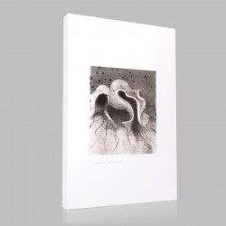 Odilon Redon-La Tentation de Sainte-Antoine Stampa su Tela