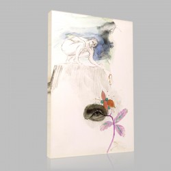 Odilon Redon-The Eye Stampa su Tela