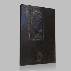 Odilon Redon-The Window Stampa su Tela