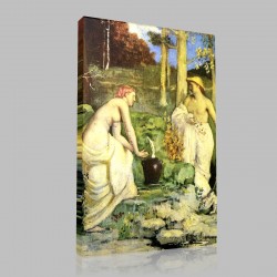 Pierre Puvis de Chavannes-The Source Stampa su Tela