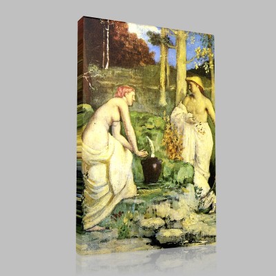 Pierre Puvis de Chavannes-The Source Stampa su Tela