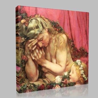 Léon Frédéric-Ages of Life,Right Canvas Léon Frédéric-Ages of Life,Right Canvas