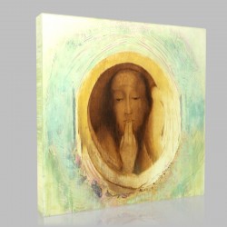 Odilon Redon-Silence Stampa su Tela
