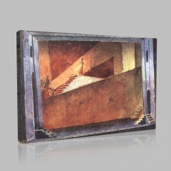 Kuzma Sergeevich Petrov Vodkin-Decoration of Theatre of Boris Godunov (2) Stampa su Tela