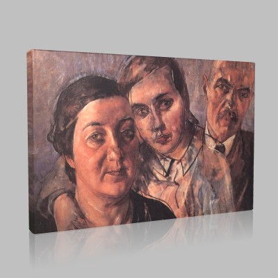 Kuzma Sergeevich Petrov Vodkin-Family Portrait Canvas