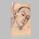 Kuzma Sergeevich Petrov Vodkin-Female Head Canvas
