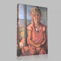 Kuzma Sergeevich Petrov Vodkin-Fisherman's Daughter Stampa su Tela