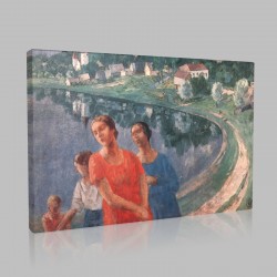 Kuzma Sergeevich Petrov Vodkin-In Shuvalov Stampa su Tela