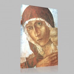 Kuzma Sergeevich Petrov Vodkin-Madonna and the Child Stampa su Tela