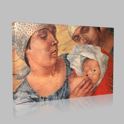 Kuzma Sergeevich Petrov Vodkin-Motherhood Canvas