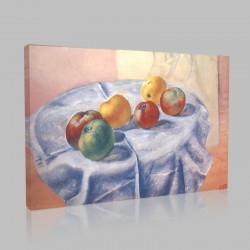 Kuzma Sergeevich Petrov Vodkin-Naturmort,Apples Stampa su Tela