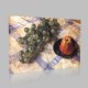 Kuzma Sergeevich Petrov Vodkin-Naturmort,Grape and Apple Canvas