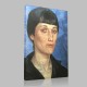 Kuzma Sergeevich Petrov Vodkin-Portrait of Anna Ahmatova Canvas
