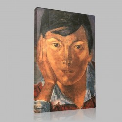 Kuzma Sergeevich Petrov Vodkin-The Yellow Person Stampa su Tela