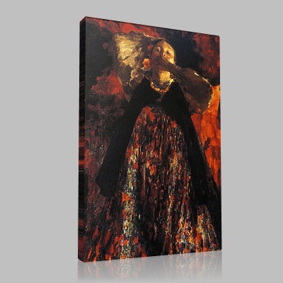 Philip Maliavine-Jeune Paysanne Stampa su Tela