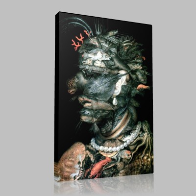 Giuseppe Arcimboldo-L'Eau Canvas Giuseppe Arcimboldo-L'Eau Canvas