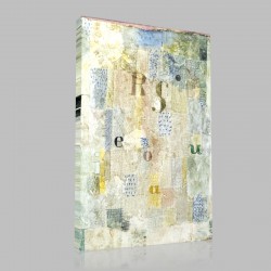 Paul Klee-Vocal Fabric of the Singer Rosa Silber Stampa su Tela