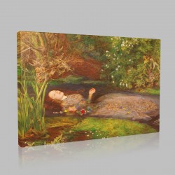 John Everett Millais-Ophelia Stampa su Tela