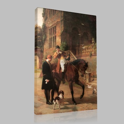 Samuel Edmund Waller-The Challenge Stampa su Tela