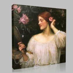 J.W Waterhouse-Vanity Stampa su Tela